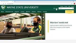 Logging into Canvas through Academica