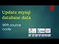 How to data in MySql Database in Netbeans java