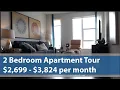 Bay Area Apartment Tour San Jose California 2699- 3824 month 2 Bed 2 Baths 1 082 sq ft