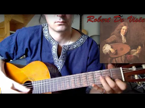 Robert De Visée - Bourrée en Ré mineur guitar cover