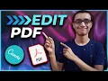 How To Edit PDF Files in Canva Free HINDI
