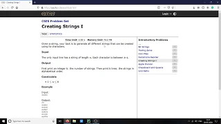 PYTHON Creating String I Algorithm - CSES Introductory Problems