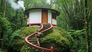 150 Days Building A Bushcraft Survival Shelter In The Wild Crafting Catching And Cooking 