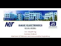 Basic Electronics Lecture - 21