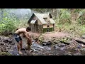 Download Lagu Membangun Rumah Bambu di Tepian Sungai Saat Hujan Deras