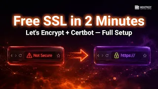Free SSL Certificate for Your Server Let s Encrypt Certbot Full Setup Guide