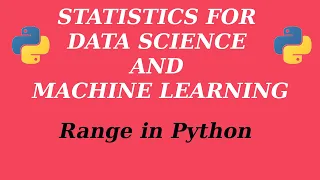 Range How to calculate range in Python using Numpy