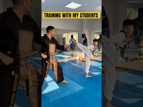 Training woth my studnets Aliyar🥋 #taekwondo #mma #training #kickboxing #muaythai