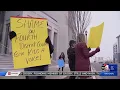 Protest at Fourth District Court in American Fork Against Court Order