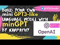 Build GPT-3-like Language Model on Google Colab with minGPT PyTorch