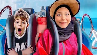 قضينا يوم كامل في مدينة الملاهي خلودة صار يبكي بالاخير 