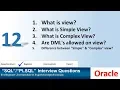 What is the view in oracle simple view complex view