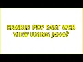 Enable PDF fast web view using Java 3 Solutions