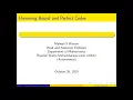 Hamming bound and perfect code