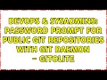 DevOps SysAdmins Password prompt for public git repositories with git daemon - gitolite