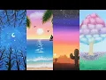 50 Easy Acrylic Painting Ideas for Beginners Painting Mega Compilation 1