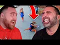 WE COULDN T STOP LAUGHING LosPollosTV And Dad React To More Security Camera Fails