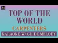 Download Lagu Top Of The World - Karaoke With Guide Melody (Carpenters) | Karaoke Songs With Melody