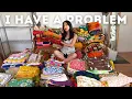 i have way too much fabric so i m finally organizing my stash