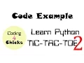 Learn Python - Tic Tac Toe 2
