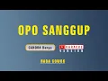 Download Lagu Opo Sanggup - Karoke | Nada Cowok