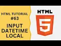 Download Lagu HTML Tutorial #63 - Input Type Datetime local in HTML Form
