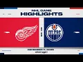 NHL Highlights | Red Wings vs. Oilers - December 11, 2025