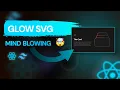 SVG glow effect on mouse hover in react Cyber Junk