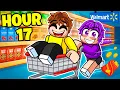 24 Hour OVERNIGHT at WALMART in Roblox KICKED OUT