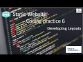 Coding Practice 6 Developing Layouts Static Website NXTWAVE CCBP 4 0