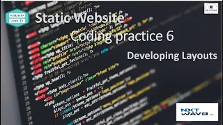 Coding Practice 6 Developing Layouts Static Website NXTWAVE CCBP 4 0