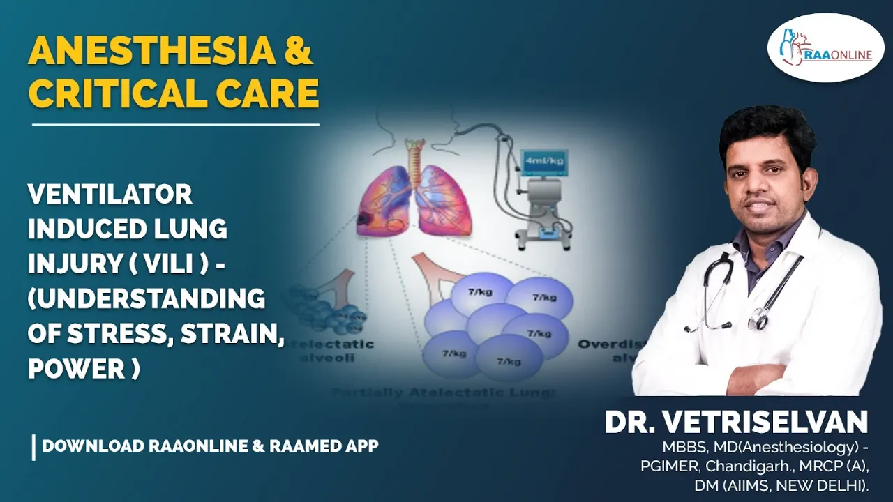 Critical Care Medicine | Ventilator induced lung injury (VILI) | Raaonline