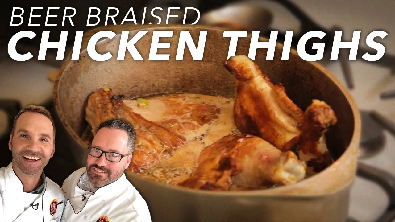 BELGIAN BEER BRAISED CHICKEN LEGS   DADS THAT COOK