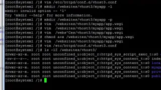 RHCE-7 Deploy a basic WSGI Application