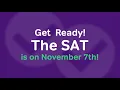 SAT Cram Session - November 2nd 3pm EDT