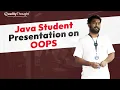 Java Student Presentation on OOPS PowerPoint Slides