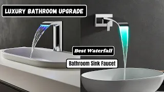 Best Waterfall Bathroom Sink Faucet Luxury Bathroom Upgrade