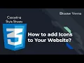 CSS Tutorial for beginners in Hindi How to add Icons to your website
