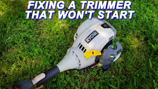 Fixing A Ryobi Trimmer That Won t Start