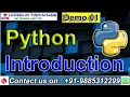 Python Demo 01 Core Python Tutorial Programming Tutorial for Beginners Harsha Trainings