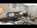 New Neutral Decor in Family Room