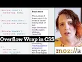 How do you wrap long words in CSS