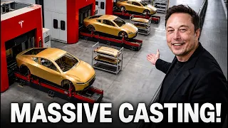 Tesla Giga Press 4.0 Just Unveiled a Never-Seen-Before Mold! Massive Casting Ever!