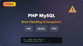 PHP MySQL Error Handling Beginner s Guide to Database Development