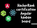 Angular Kanban Board HackerRank Test