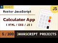 Create Calculator App Using JavaScript JavaScript Projects Tutorial