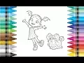 Disney Vampirina And Wolfie Coloring Pages Drawing For Kids And Children