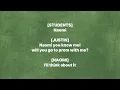 21 Chump Street the Musical | Full Lyrics