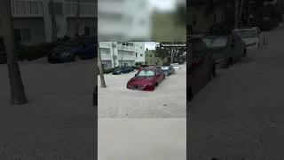 Hurricane Helene leaves cars stranded in sand major damage to Florida homes