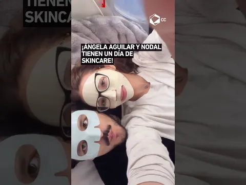 ¿Skincare en las alturas? Ángela Aguilar y Nodal sorprenden con su rutina en pleno vuelo ✈️💆‍♀️